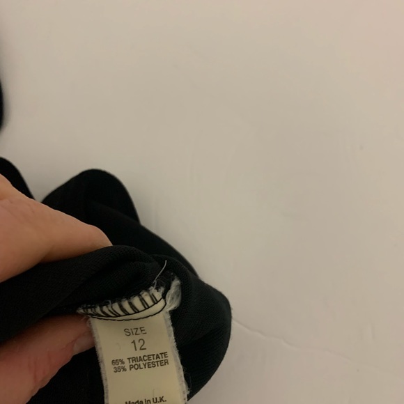 Vintage Classics Debenhams black velour play suit with stir-ups. - Picture 7 of 10